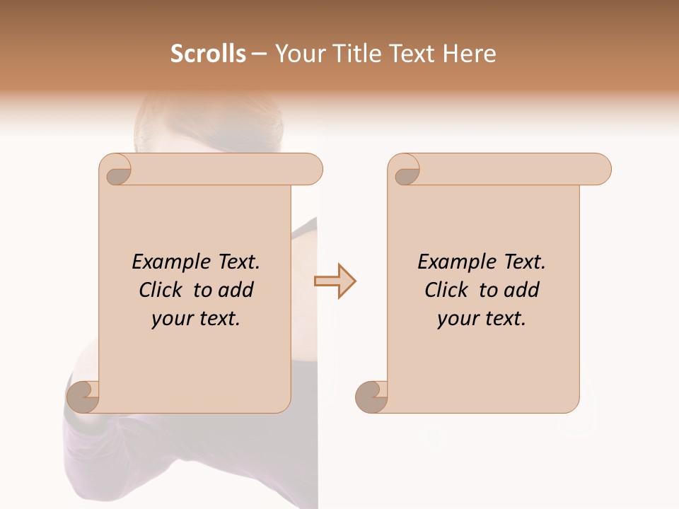 Greeting White One PowerPoint Template