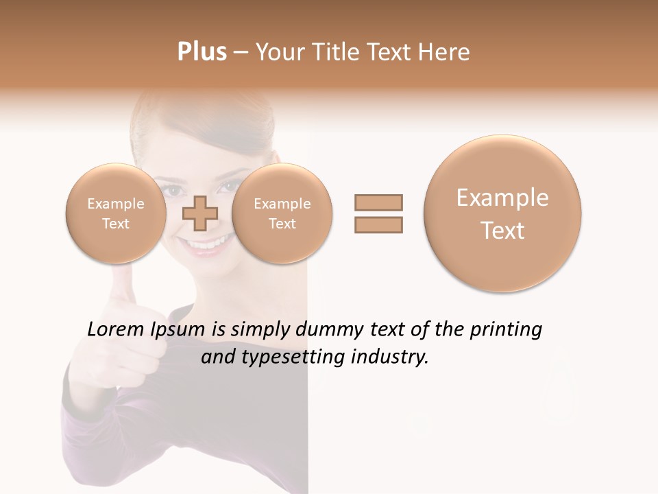 Greeting White One PowerPoint Template