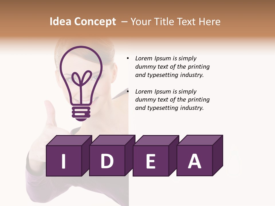 Greeting White One PowerPoint Template