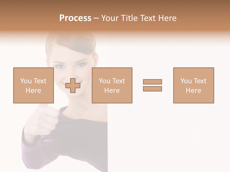 Greeting White One PowerPoint Template