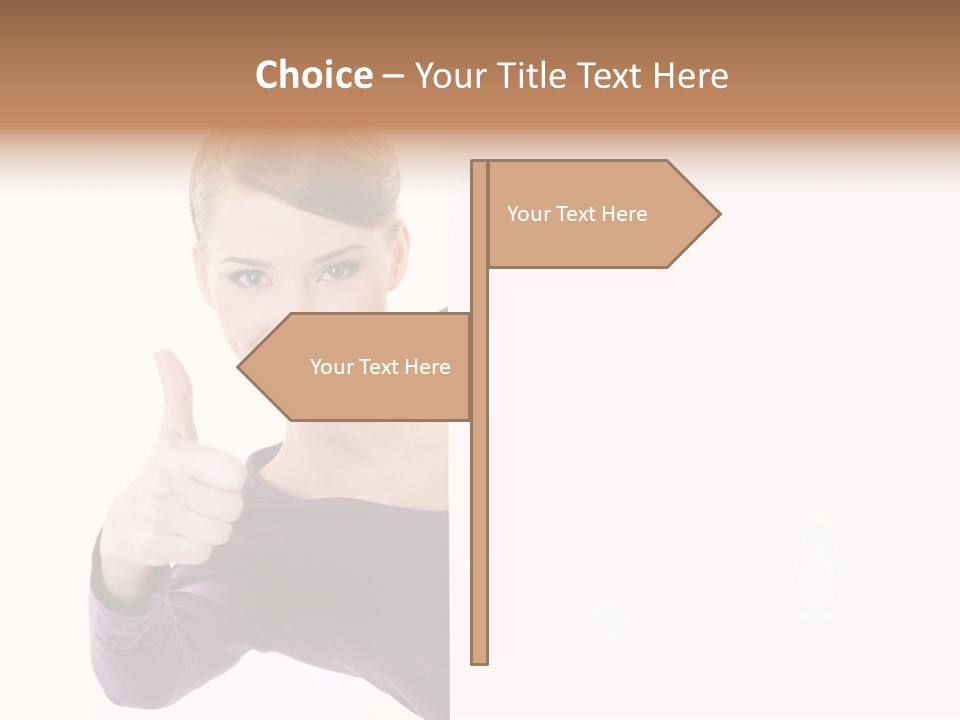 Greeting White One PowerPoint Template