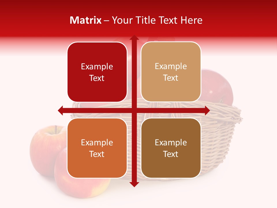 Apples Shot White PowerPoint Template