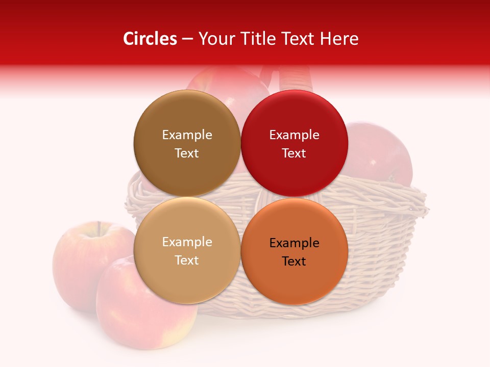 Apples Shot White PowerPoint Template