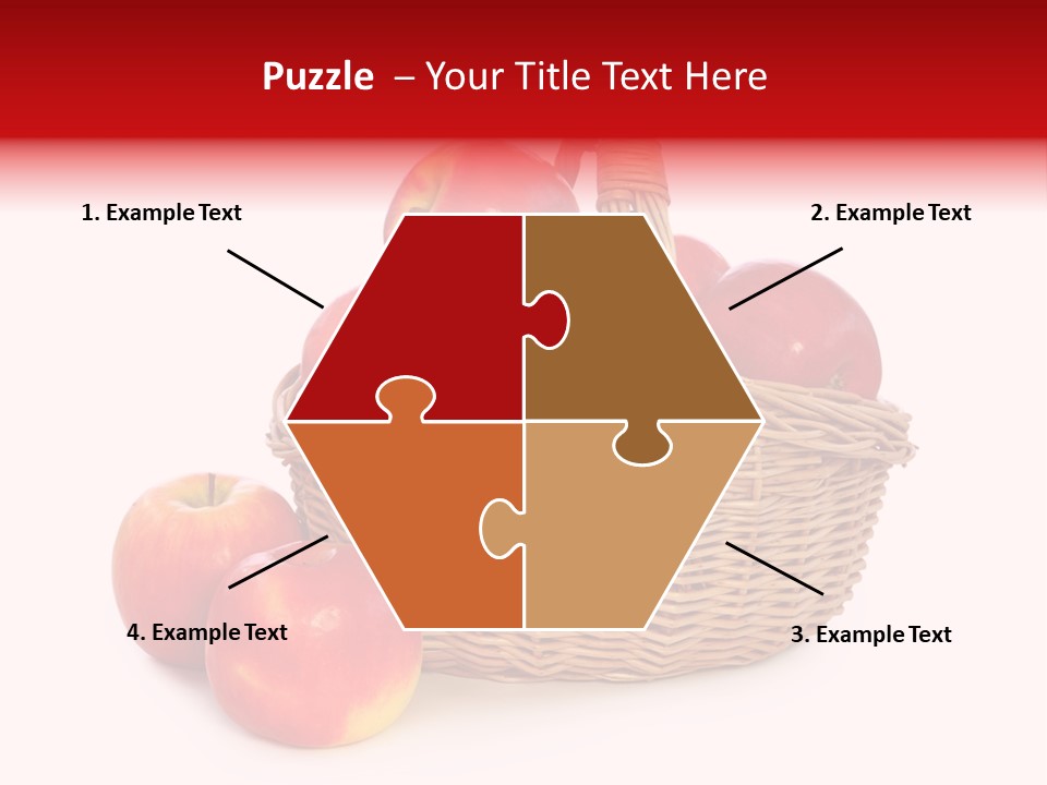 Apples Shot White PowerPoint Template