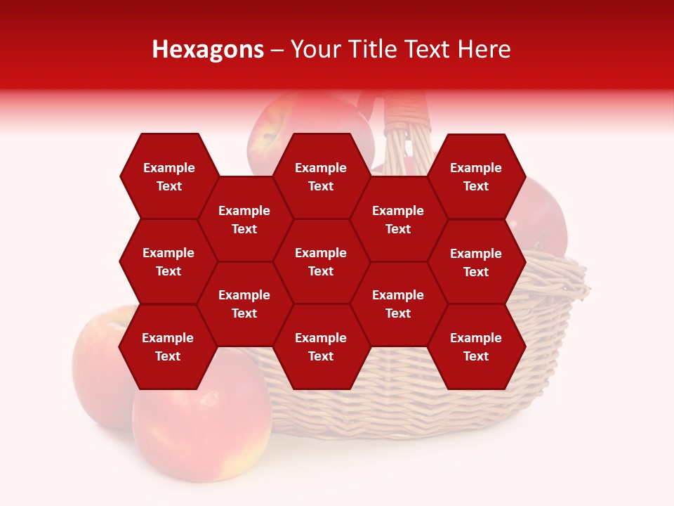 Apples Shot White PowerPoint Template