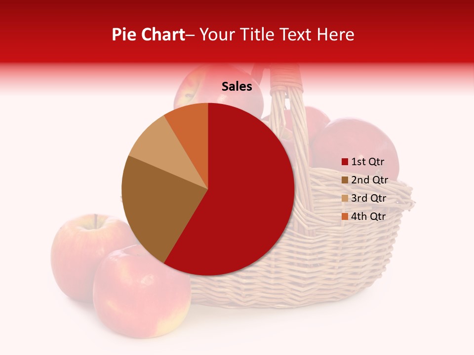 Apples Shot White PowerPoint Template