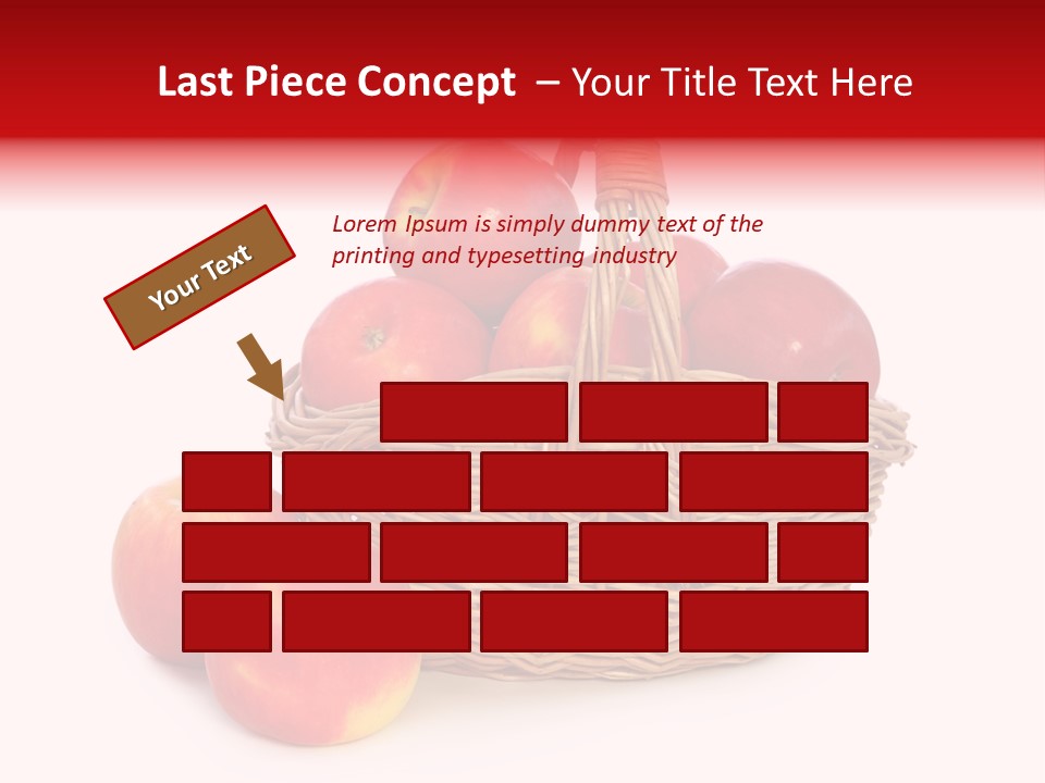 Apples Shot White PowerPoint Template