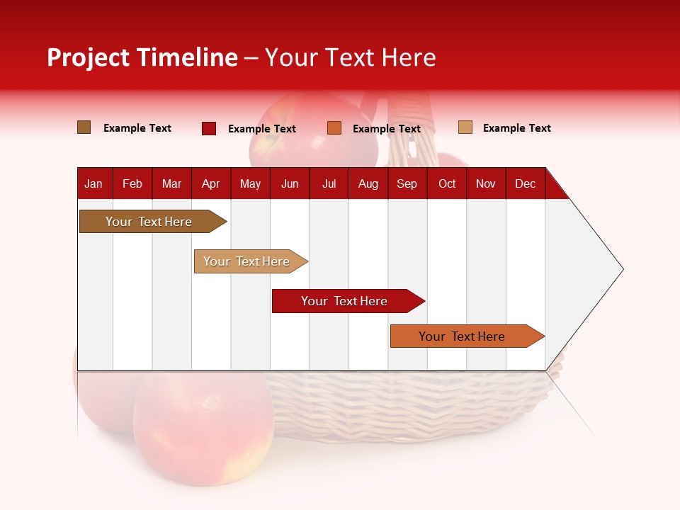 Apples Shot White PowerPoint Template