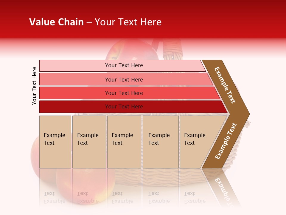 Apples Shot White PowerPoint Template