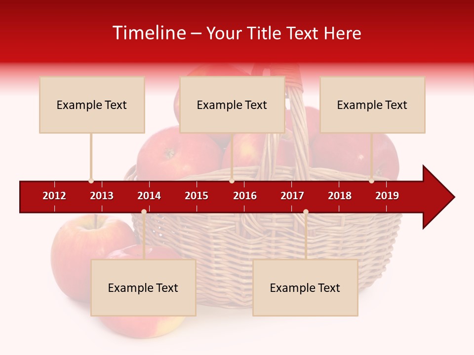 Apples Shot White PowerPoint Template