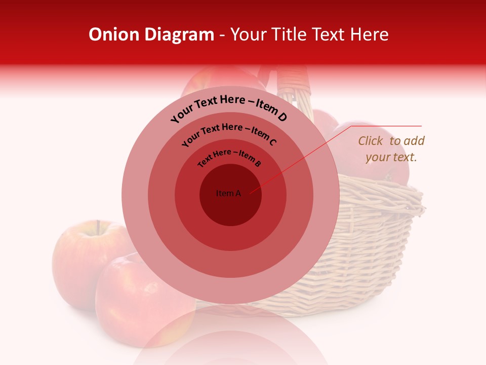 Apples Shot White PowerPoint Template