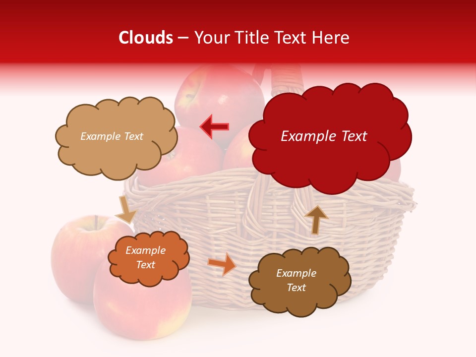 Apples Shot White PowerPoint Template