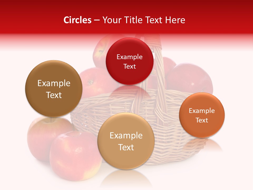 Apples Shot White PowerPoint Template
