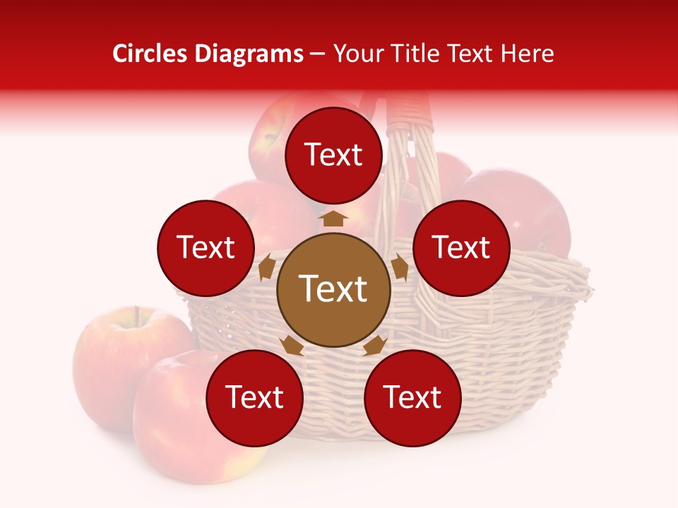 Apples Shot White PowerPoint Template