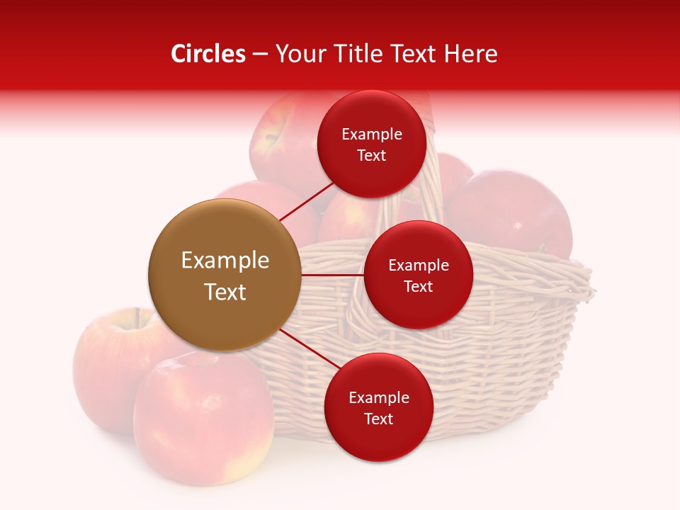 Apples Shot White PowerPoint Template