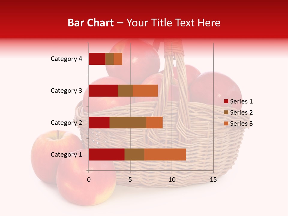 Apples Shot White PowerPoint Template