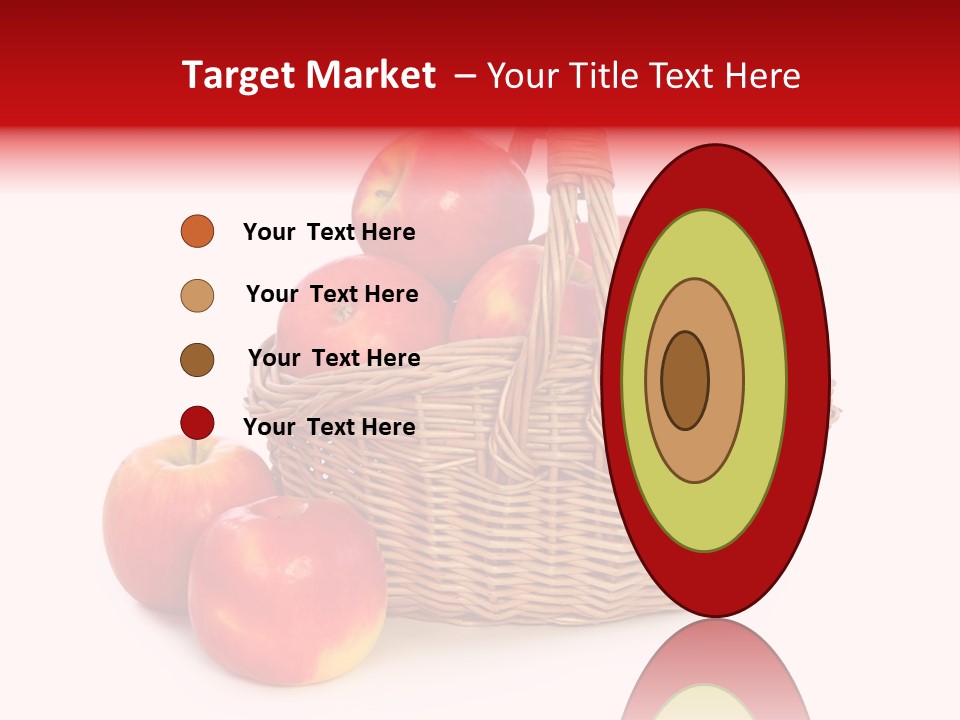 Apples Shot White PowerPoint Template