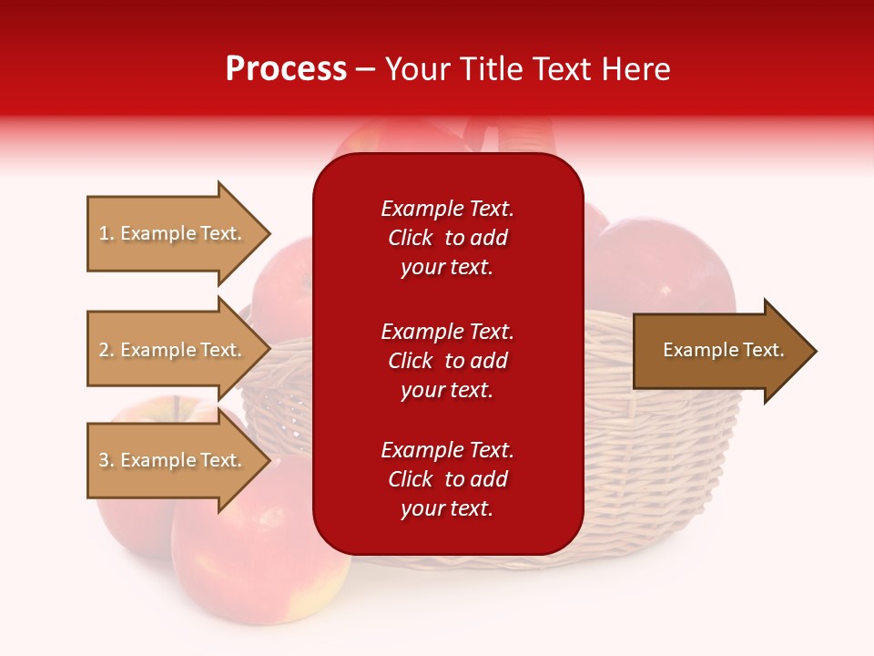 Apples Shot White PowerPoint Template