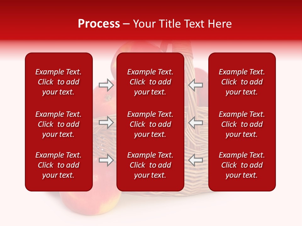 Apples Shot White PowerPoint Template