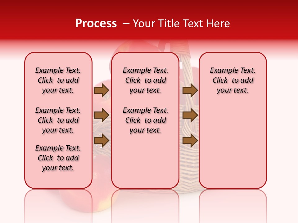 Apples Shot White PowerPoint Template