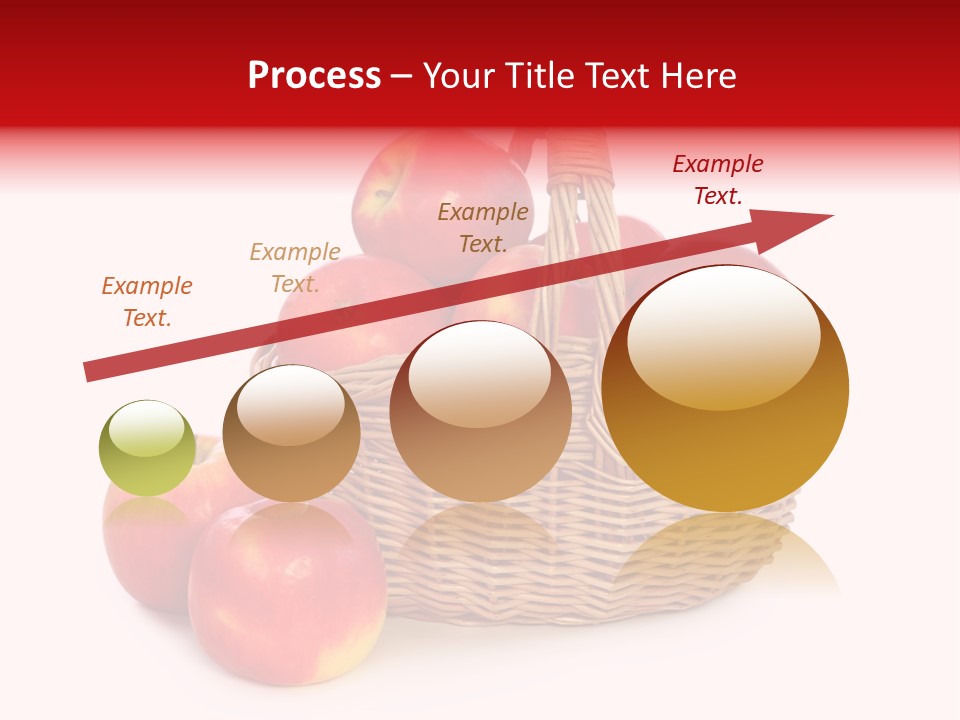 Apples Shot White PowerPoint Template