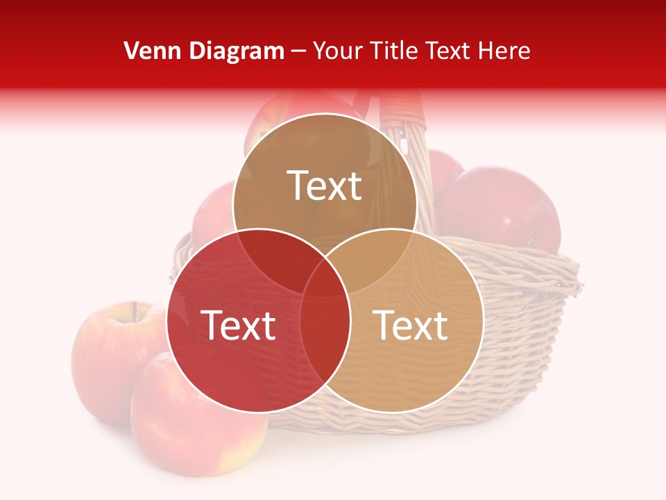 Apples Shot White PowerPoint Template