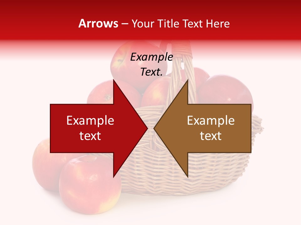 Apples Shot White PowerPoint Template