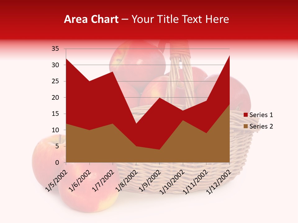 Apples Shot White PowerPoint Template