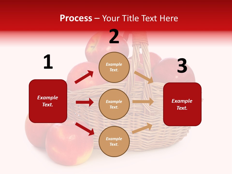 Apples Shot White PowerPoint Template