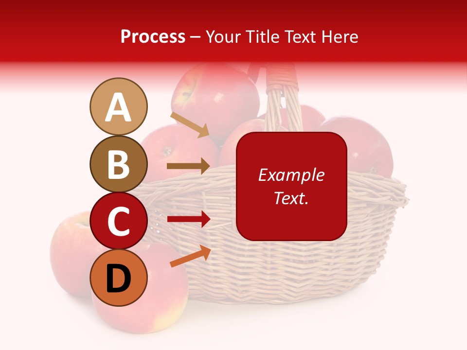 Apples Shot White PowerPoint Template