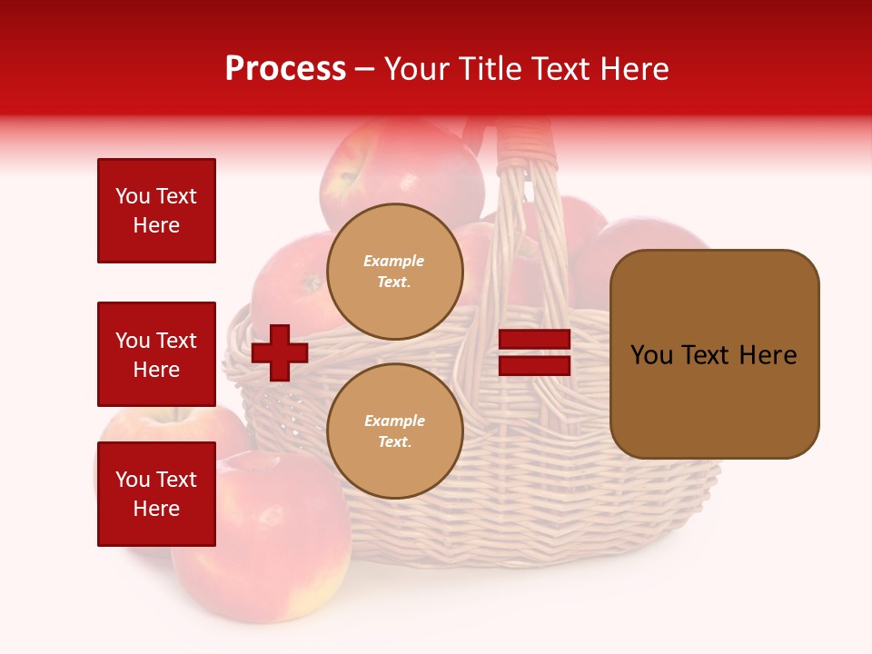 Apples Shot White PowerPoint Template