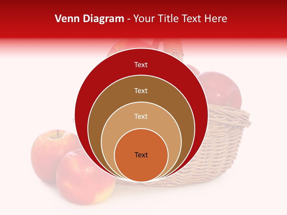 Apples Shot White PowerPoint Template