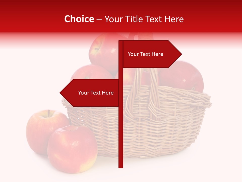 Apples Shot White PowerPoint Template
