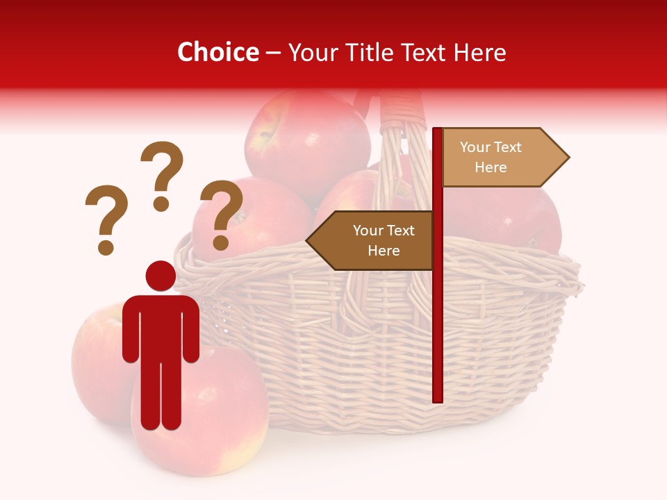 Apples Shot White PowerPoint Template