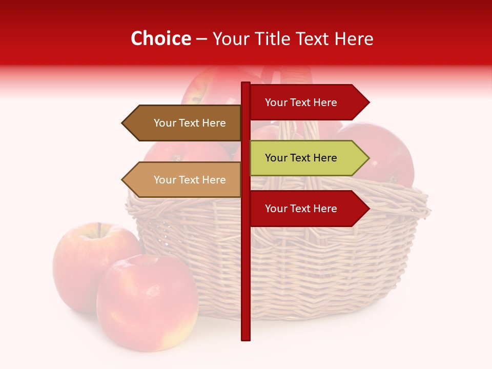 Apples Shot White PowerPoint Template