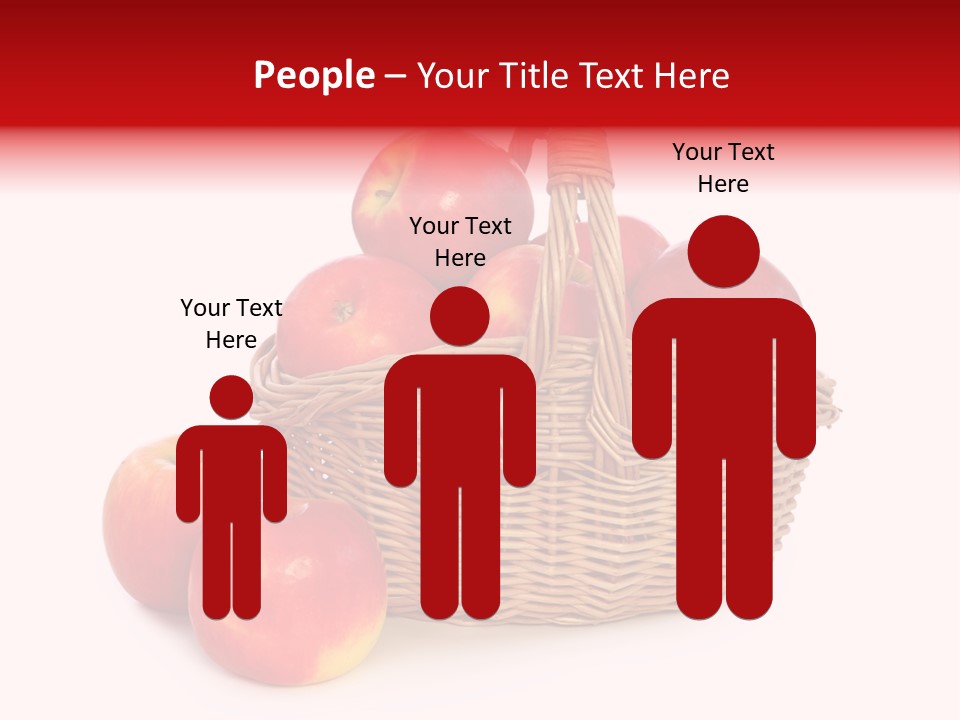 Apples Shot White PowerPoint Template