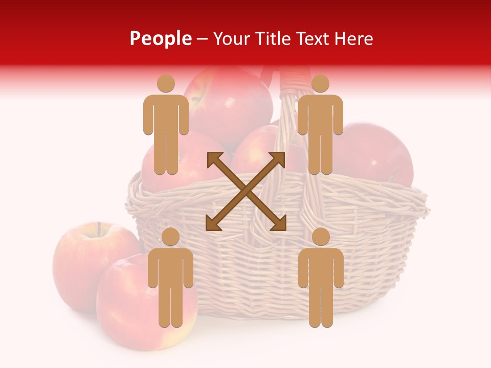 Apples Shot White PowerPoint Template