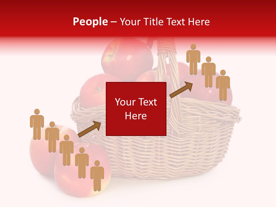 Apples Shot White PowerPoint Template