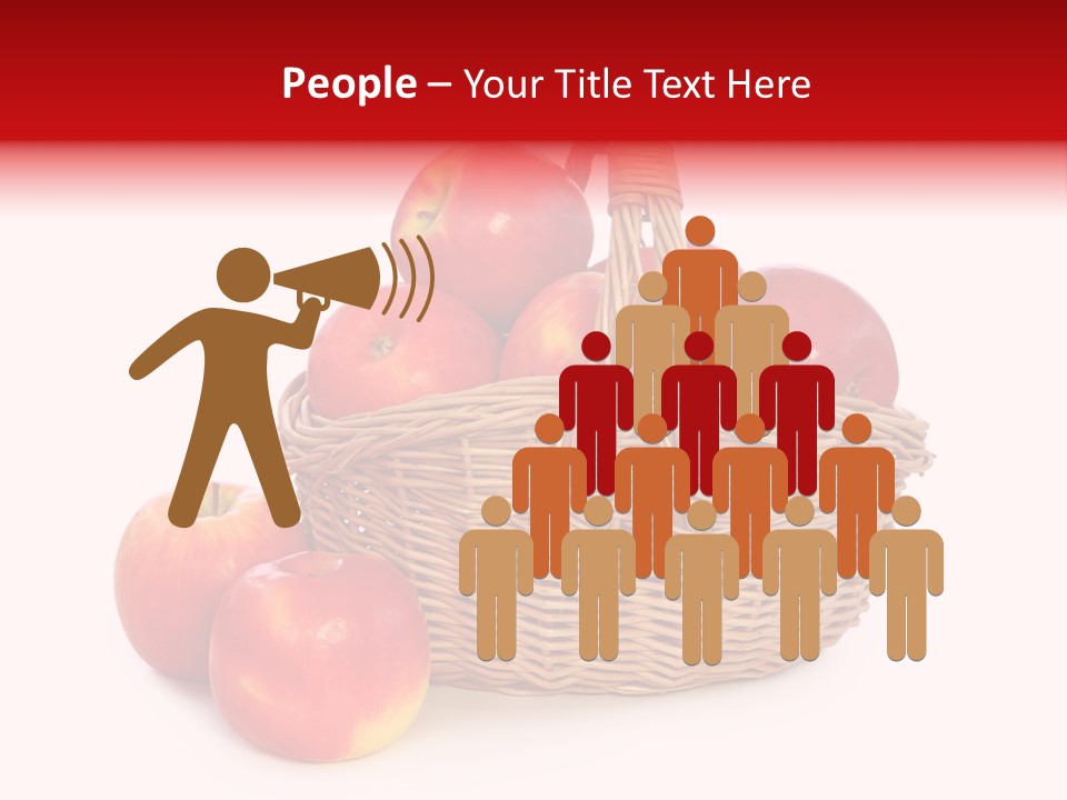Apples Shot White PowerPoint Template