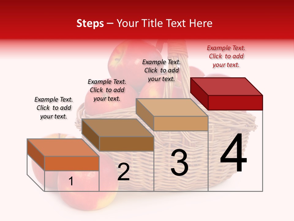 Apples Shot White PowerPoint Template