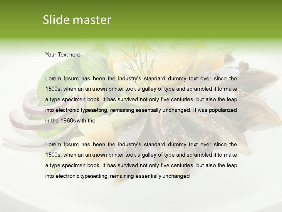 Christmas Nutritious Snack PowerPoint Template