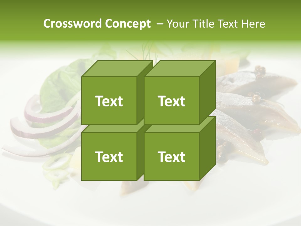 Christmas Nutritious Snack PowerPoint Template