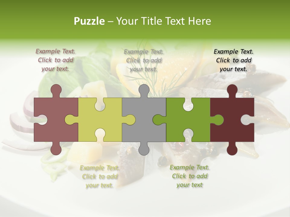 Christmas Nutritious Snack PowerPoint Template