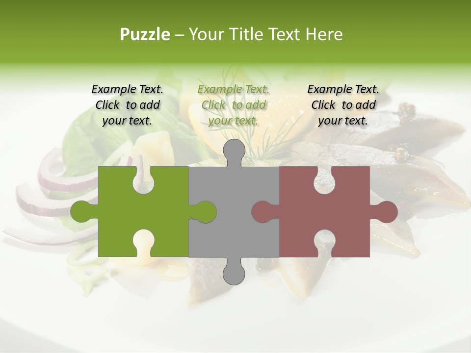 Christmas Nutritious Snack PowerPoint Template