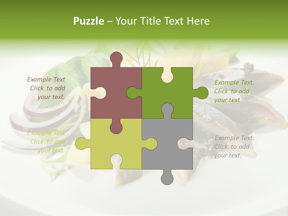 Christmas Nutritious Snack PowerPoint Template