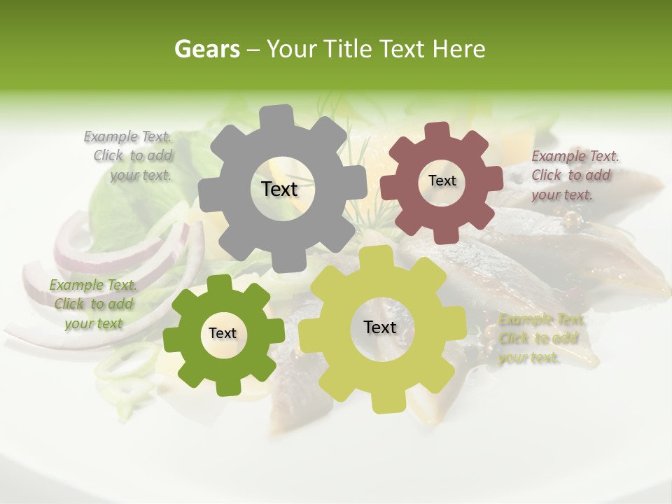 Christmas Nutritious Snack PowerPoint Template