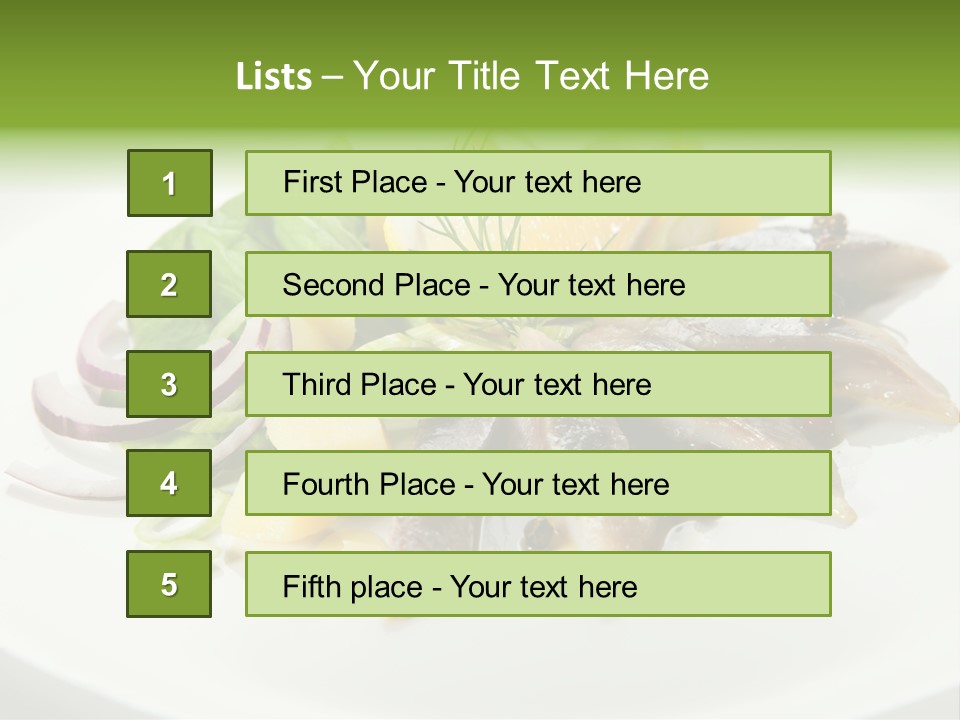Christmas Nutritious Snack PowerPoint Template