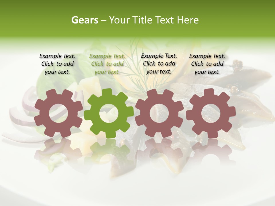 Christmas Nutritious Snack PowerPoint Template