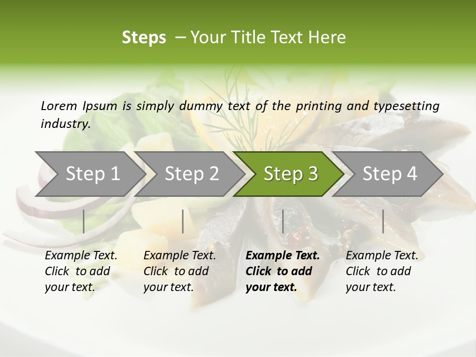 Christmas Nutritious Snack PowerPoint Template