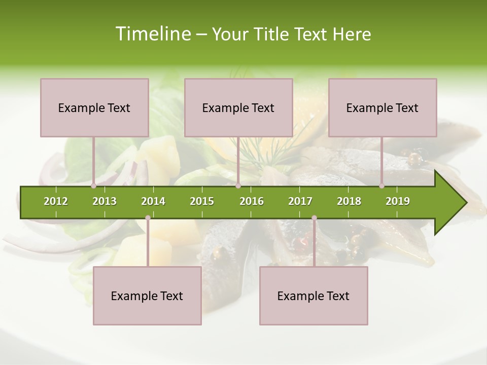 Christmas Nutritious Snack PowerPoint Template